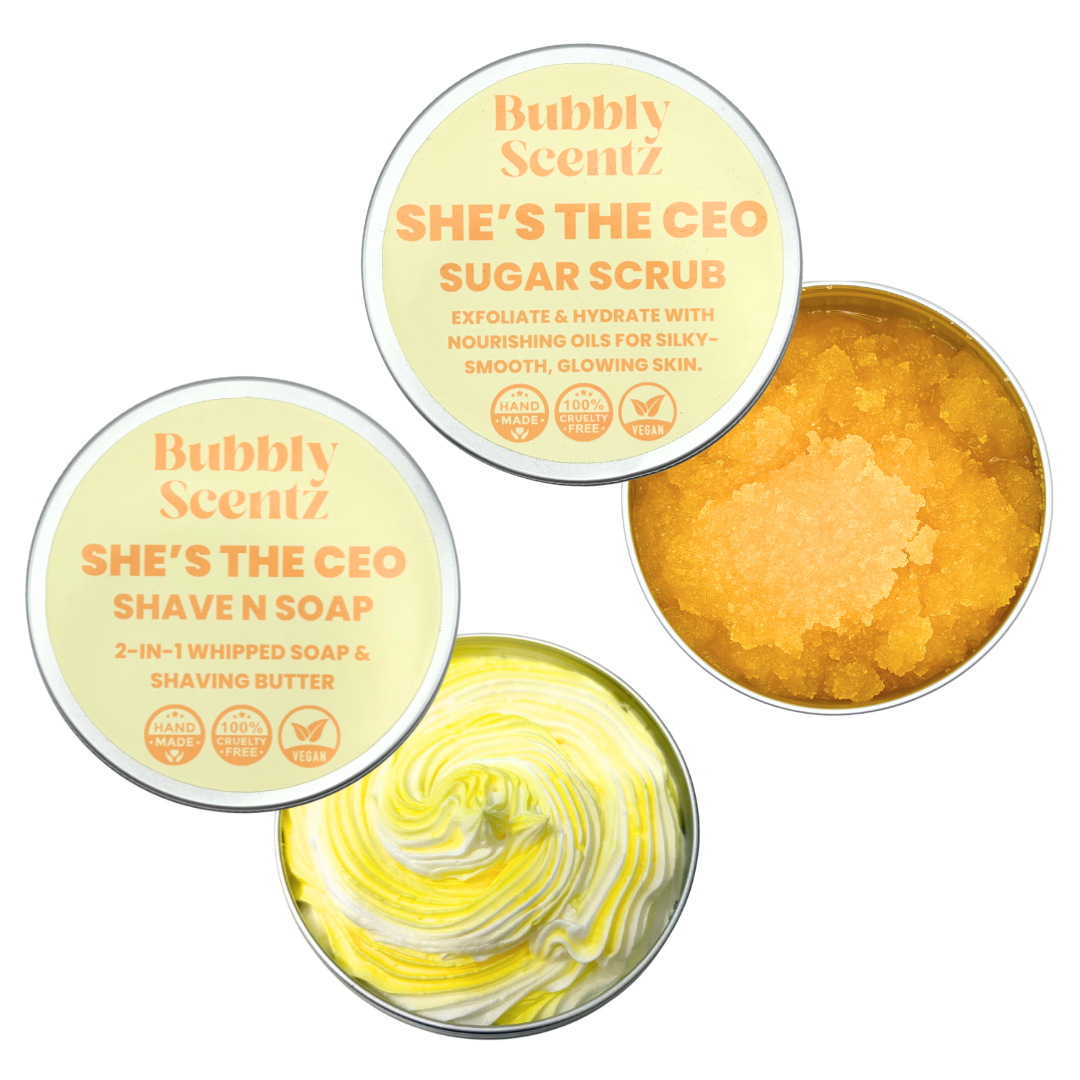 She's The CEO Sugar Body Scrub & Shave N Soap Duo