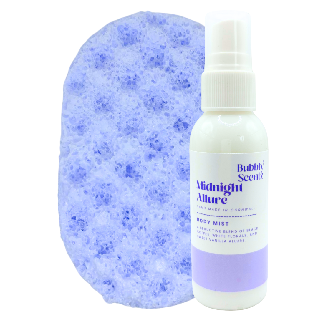 Midnight Allure Bubbly Sponge & Body Mist Bundle