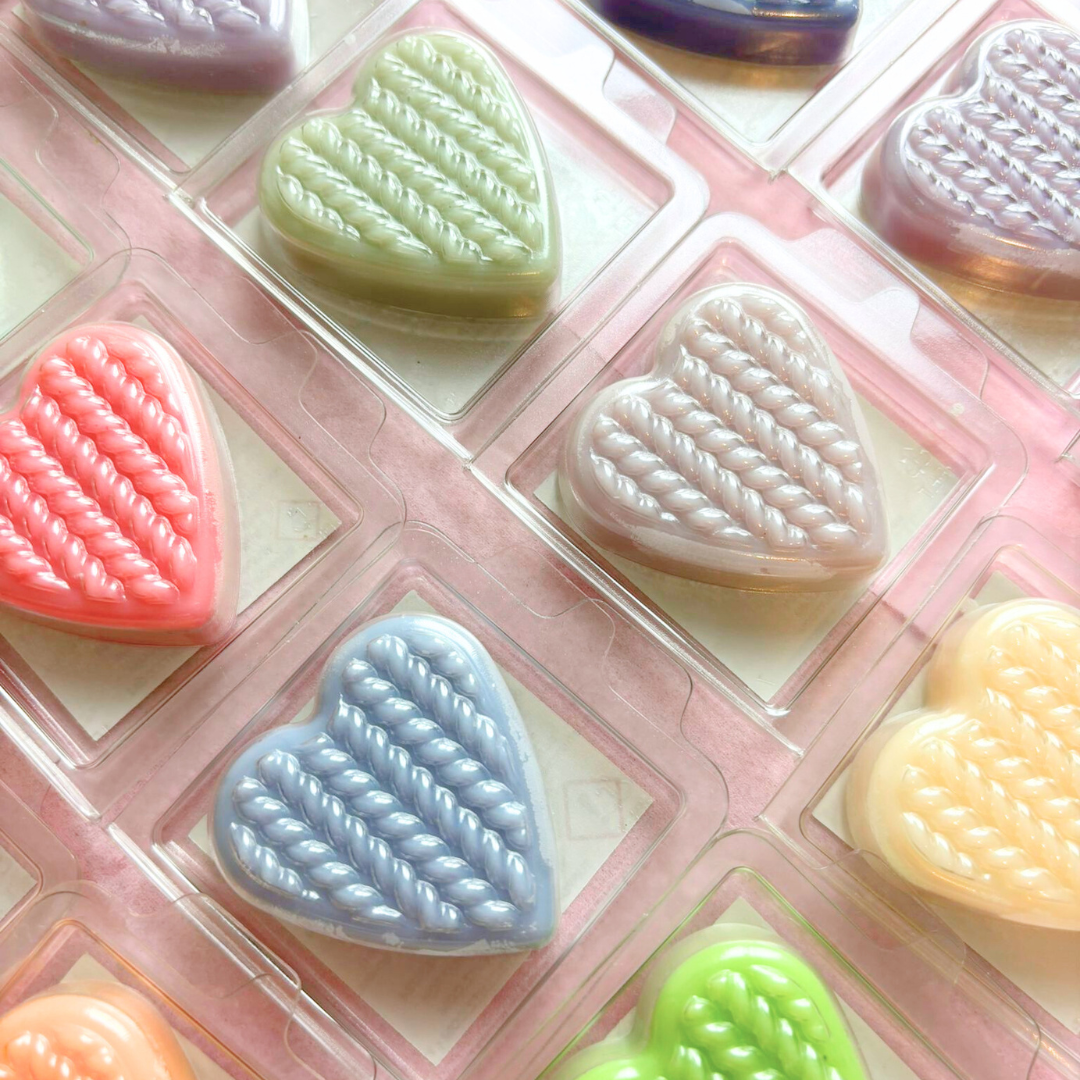 Knitted Heart Wax Melt