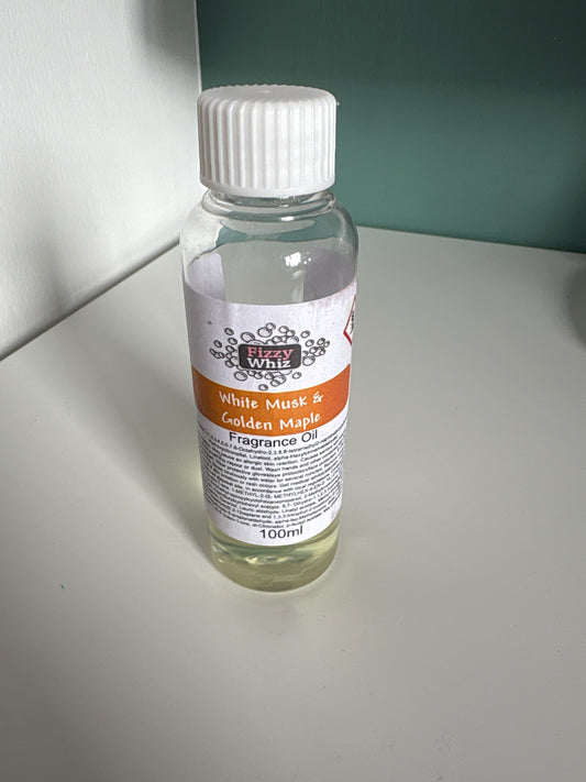 FW White Musk & Golden Maple Fragrance 100ml Oil USED