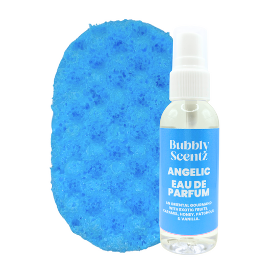 Angelic Bubbly Sponge & Eau De Parfum Bundle