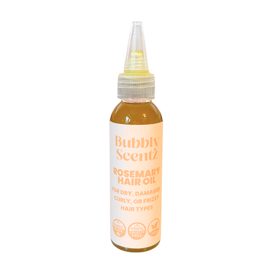 Rosemary Hair Oil- Dry, Damaged, Curly Or Frizzy Hair Types