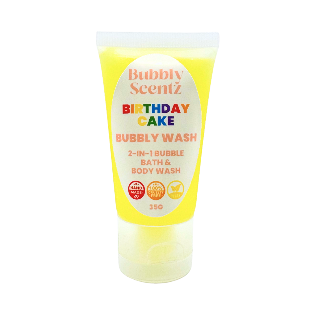 Mini Birthday Cake Bubbly Wash