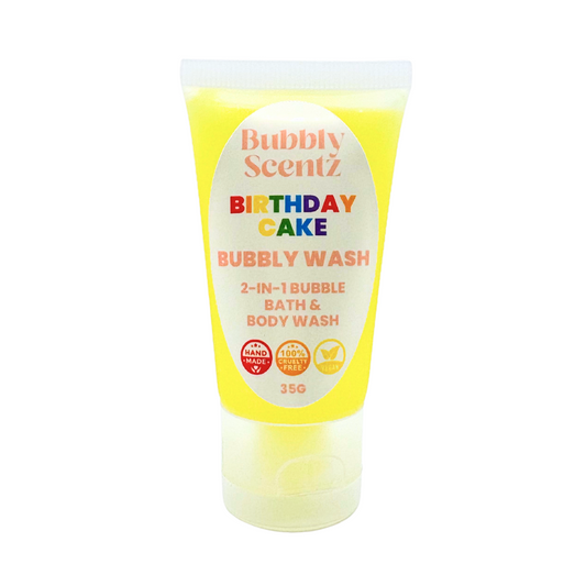 Mini Birthday Cake Bubbly Wash