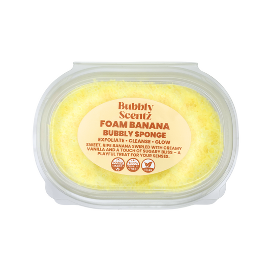 Foam Bananas Bubbly Sponge