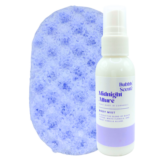 Midnight Allure Bubbly Sponge & Body Mist Bundle