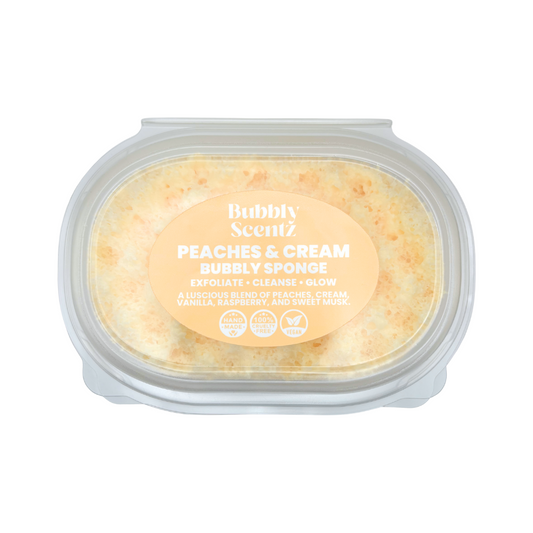 Peaches & Cream Bubbly Sponge