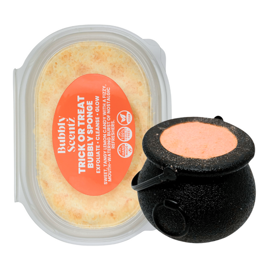 Trick Or Treat Bubbly Sponge & Cauldron Bundle